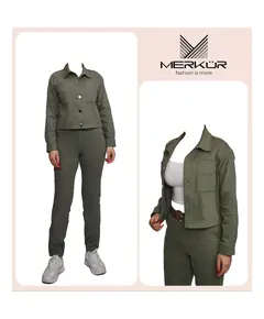 Cotton Jacket - Wholesale - Fashion For Women - Mercury - Tijarrahub