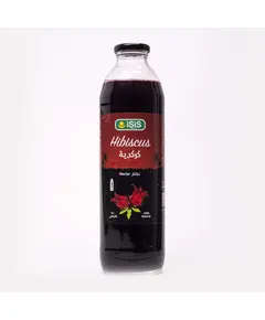 Hibiscus 1 Liter Glass bottle - 100% Natural - Wholesale - Beverage - Isis - TijaraHub