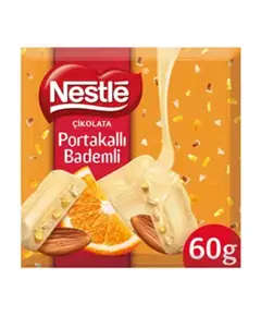 Nestlé – Orange with Almond White​ Chocolate Squares 60 gm – Snacks - B2B. TijaraHub!