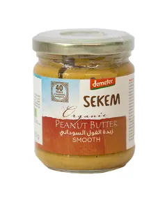 Organic Peanut Butter 180 gm - Smooth - Wholesale - Food - Sekem - TijaraHub