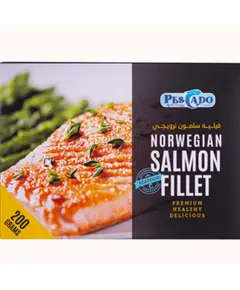 Salmon Fillet 200 gm - Wholesale - Seafood - Golden Fish - Tijarahub