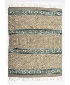 Cotton and Wool Diamond Kilim Rug 163 x 100 cm - B2B - Handmade - Fowacrafts - Tijarahub