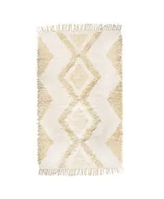 Cotton and Wool Karo Designed Kilim Rug 220 x 150 cm - Buy In Bulk - Handmade - Fowacrafts - Tijarahub