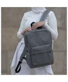 Basic Gray Backpack - Wholesale Bags - Heavy Rosetta liner - High-quality Treated Spun - Dot Gallery - TijaraHub