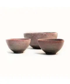 Pottery Minaj Bowls 15 cm - B2B - Handmade - Homasutra - Tijarahub