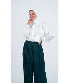 Pleated Wide Pants - Wholesale - Women Clothing - Nora Scarf - Tijarahub