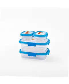 Rectangular Hygienic Food Container Set 3 Pieces - Wholesale - Home and Garden - El Helal and Silver Star Group - Tijarahub