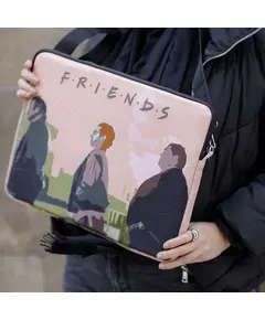 حقيبة حاسوب محمول Friends - حقيبة حاسوب محمول بالجملة - متعددة الألوان - نسيج معالج عالي الجودة - Dot Gallery​ - تجاره هب