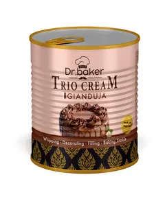 Trio Cream Gianduja - 4.5 kg - Dr. Baker - B2B - Baking ingredients - TijaraHub