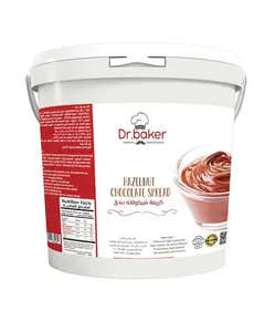 Ultra Hazelnut Chocolate Spread - Pack 4.5 kg - Dr. Baker - B2B - Food​ - TijaraHub