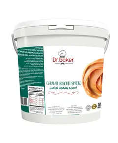 Caramel Biscuit Spread - Pack 3 Kg - Dr. Baker - B2B - Food - TijaraHub