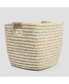 Storage Basket Braided with Handles For Shelves 30 x 30 cm - B2B - Handmade - Bazaar Misr - Tijarahub