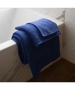 Plain Towel - Navy Color - 100% High Quality Cotton - Buy in Bulk - More Cottons - TijaraHub