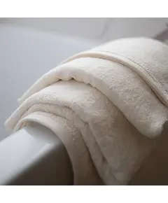 Plain Towel - Off White Color - 100% High Quality Cotton - Buy in Bulk - More Cottons - TijaraHub