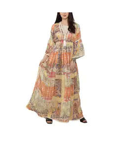 Crep Sheffon Dress - Women's Clothing - Wholesale - Luscious - Tijarahub