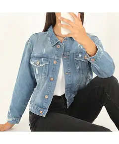 Blue Short Jacket - Wholesale - Fashion For Women - Caspita TijaraHub