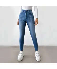 Blue Skinny Jeans Pants - B2B - Fashion For Women - Caspita TijaraHub