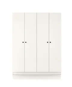 Royal 4 Doors Wardrobe 41 x 120 x 170 cm - Wholesale - White - Sunroyal Concept TijaraHub