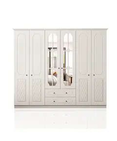 Zenio Aspendos 6 Door 2 Drawer Wardrobe – Bulk – Turkish Furniture – Zenio Mobilya. TijaraHub!