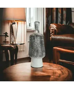 Silver Lining Pottery Vase - Wholesale Luxe Craft - Elegant Home & Garden Décor - Kvell Masterpiece​ - TijaraHub