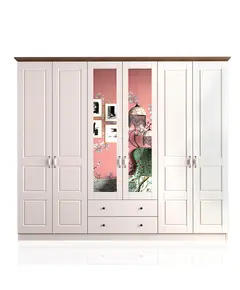 Zenio Klistra 6 Door 2 Drawer Wardrobe – Bulk – Turkish Furniture – Zenio Mobilya. TijaraHub!