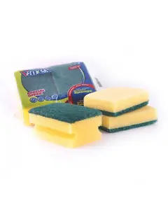 Flat Nail Saver Kitchen Sponge Special Offer 4 Pieces - Buy In Bulk - Household Supplies - Varex - Tijarahub