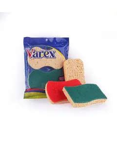 Multi-purpose Cellulose Sponge 2 Pieces - Wholesale - Household Supplies - Varex - Tijarahub