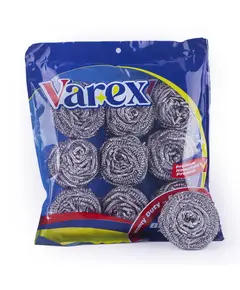 Stainless Steel Scrubbers 9 Pieces - B2B - Household Supplies - Varex - Tijarahub