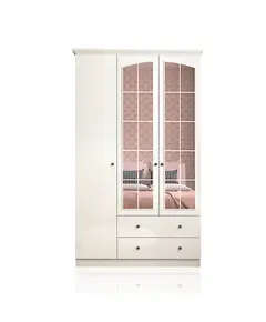 Zenio Rose 3 Door 2 Drawer Wardrobe – Bulk – Turkish Furniture – Zenio Mobilya. TijaraHub!