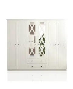 Zenio Efes 6 Door 2 Drawer Wardrobe – Bulk – Turkish Furniture – Zenio Mobilya. TijaraHub!