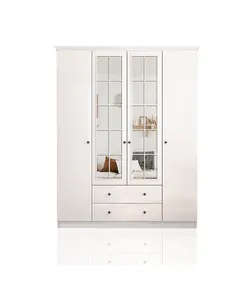 Zenio Patara 4 Door 2 Drawer Wardrobe – Bulk – Turkish Furniture – Zenio Mobilya. TijaraHub!