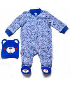 Teddy Bear Baby Jumpsuit - Soft Cotton Comfort, Baby's Clothing - B2B - Baby Shoora​ - TijaraHub