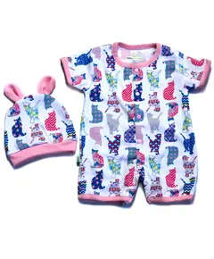 Prints Baby Jumpsuit - Soft Cotton Comfort, Baby's Clothing - B2B - Baby Shoora​ - TijaraHub