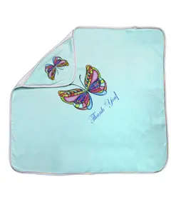 Butterfly Baby Blanket - Soft Cotton Comfort, New Baby's Blanket - B2B - Baby Shoora - TijaraHub