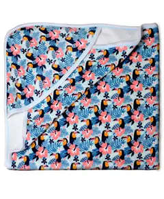 Flamingo Baby Blanket - Soft Cotton Comfort, New Baby's Blanket - B2B - Baby Shoora​ - TijaraHub