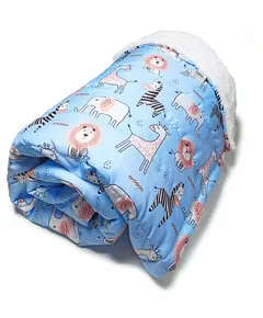 Zoo Baby Blanket - Soft Cotton Comfort, New Baby's Blanket - B2B - Baby Shoora​ - TjaraHub