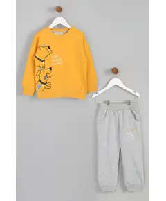 Boy's Sweat Shirt Dog Printed Set Multicolored- Wholesale - Kids Clothing - Barmy Kids TijaraHub