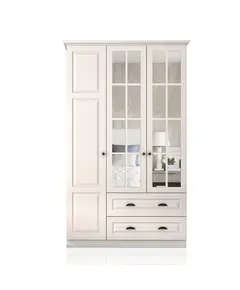 Zenio Knidos 3 Door 2 Drawer Wardrobe – Bulk – Turkish Furniture – Zenio Mobilya. TijaraHub!