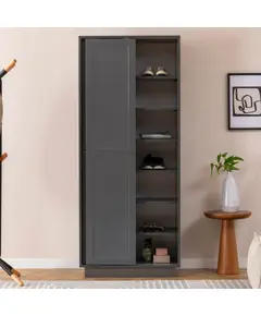 HENRY Two Door Hallway Wardrobe - Sliding Doors - Anthracite – B2B – Turkish Furniture – Zenio Mobilya​ - TijaraHub