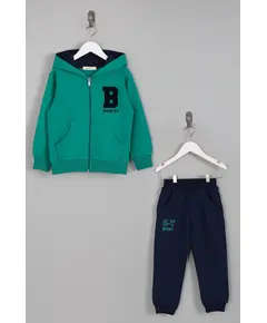 Boy's Track Suit B Sport Embroidered Set Multicolored- Wholesale - Kids Clothing - Barmy Kids TijaraHub