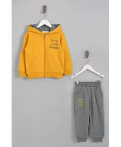 Boy's Track Suit With Eared Hoodie- Wholesale - Kids Clothing - Barmy Kids TijaraHub