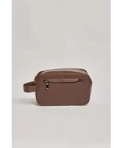 Men Leather Toilet Bag - Wholesale - Brown - Dalydress TijaraHub