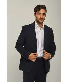 Regular Suit Blazer - Wholesale - Navy - Dalydress TijaraHub