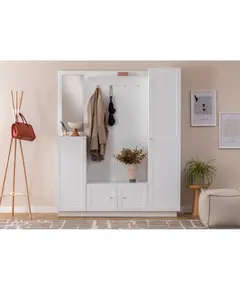 HENRY Max Hallway Wardrobe - White – Buy in Bulk – Turkish Furniture – Zenio Mobilya​ - TijaraHub