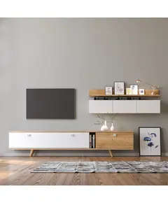 Zenio Hera TV Unit 170 cm - L 175 x W 46 x H 15 cm - B2B – Turkish Furniture – Zenio Mobilya​​​ - TijaraHub