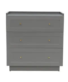 HENRY 3 Drawers Dresser - Anthracite ​– Buy in Bulk – Turkish Furniture – Zenio Mobilya - TijaraHub