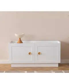 HENRY Bank Cabinet Shoes - White Cushion – B2B – Turkish Furniture – Zenio Mobilya - TijaraHub