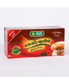 Hibiscus with Cinnamon 20 Bags - Herbs - 100% Natural - B2B - ISIS​ TijaraHub