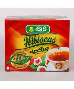 Hibiscus 50 Bags - Herbs - 100% Natural - Buy in Bulk - ISIS​ - TijaraHub