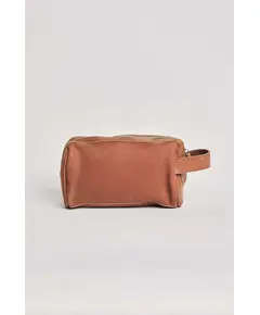 Men Leather Toilet Bag - Wholesale - Brown - Dalydress TijaraHub